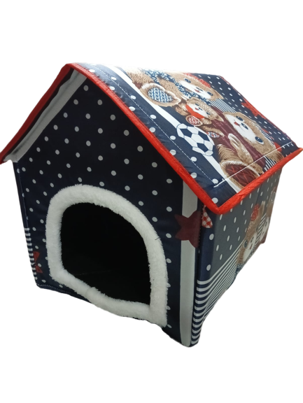Picture of Pet Home/House For Dog Cat Rabbit will be able to sleep comfortably Multicolor Print Large Size