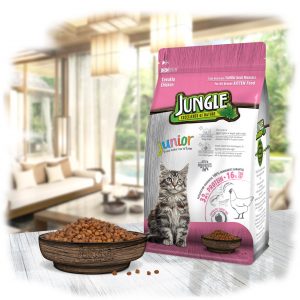 Picture of Jungle Adult Kitten Cat Food with Chicken And Fish