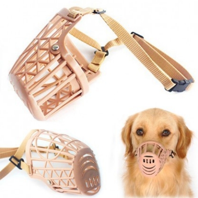 Picture of Resistant plastic and leather straps for dogs, exercise accessories with adjustable straps, small size for small and medium dogs