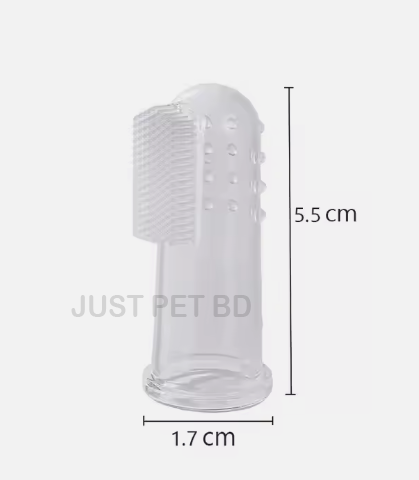 Picture of Portable Soft Silicone Dog Cat Tooth Cleaning Brush Pet Finger Toothbrush