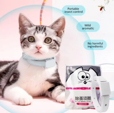 Picture of Anti Flea Tick Collar Neck Belt For Cat Small Dog Antiparasitic 8Month Protection Adjustable Cat  Puppy Collar Breakaway Pet Accessories