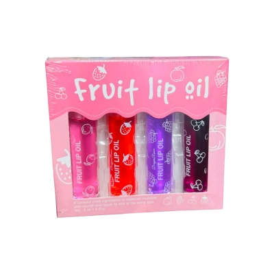 Picture of 4 PCS Fruit-Flavored Lip Gloss, Fresh Lip Glaze,Transparent Colorless Moisturizing Lip Lotion, Lip Oil Liquid Lipstick,Can Keep Your Lips Moisturized And Plumper For A Long Time Lip Care
