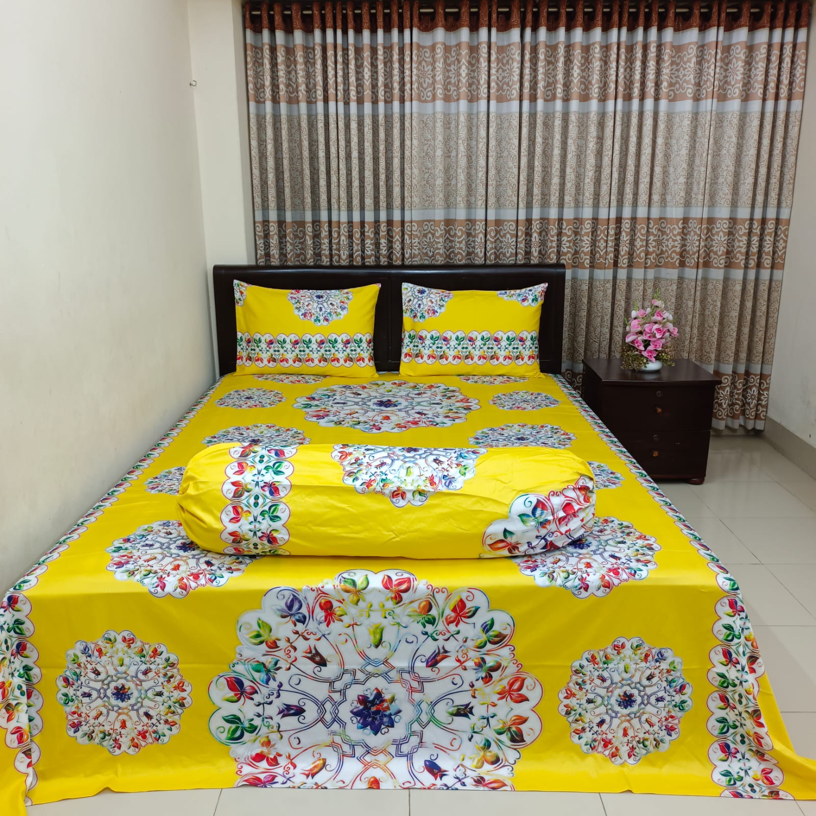 Picture of 30/30 Count Luxury Exclusive Bedsheet – King Size – 3 Pecs Set