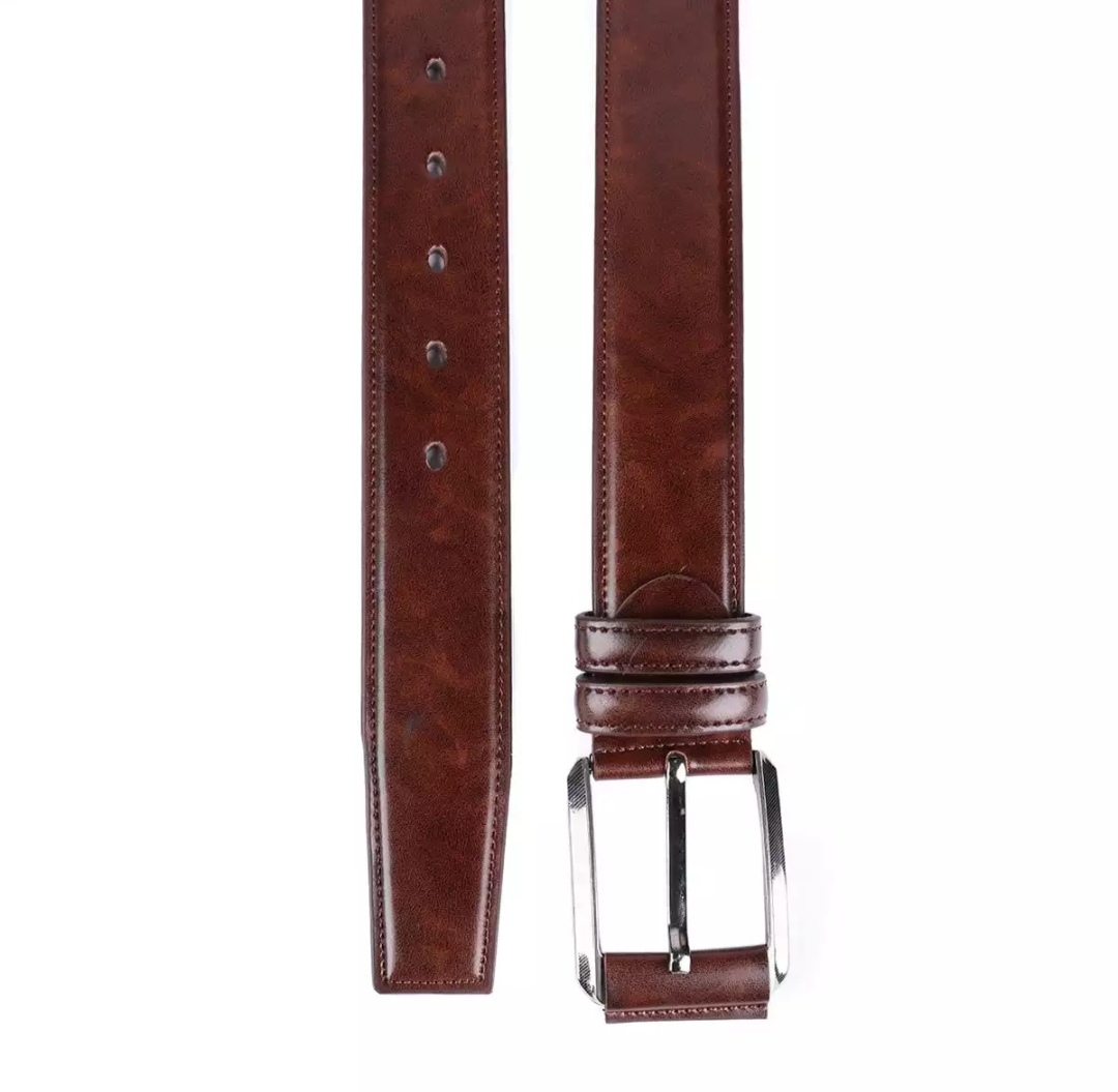 Picture of Brown Leather Formal Belt For Men