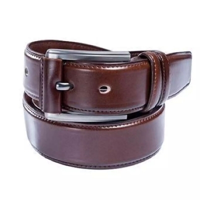 Picture of Chocolate Leather Formal Belt For Boys (Key Ring FREE)