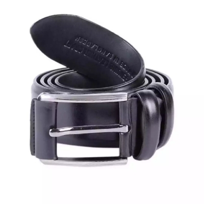 Picture of Men's Black Belt Long Lasting Pin Buckle Casual Belt Gift Solid Adult