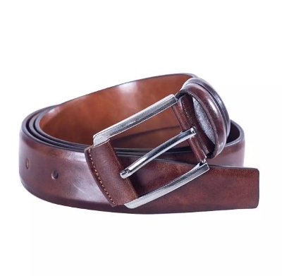 Picture of Chocolate Leather Formal Belt For Boys