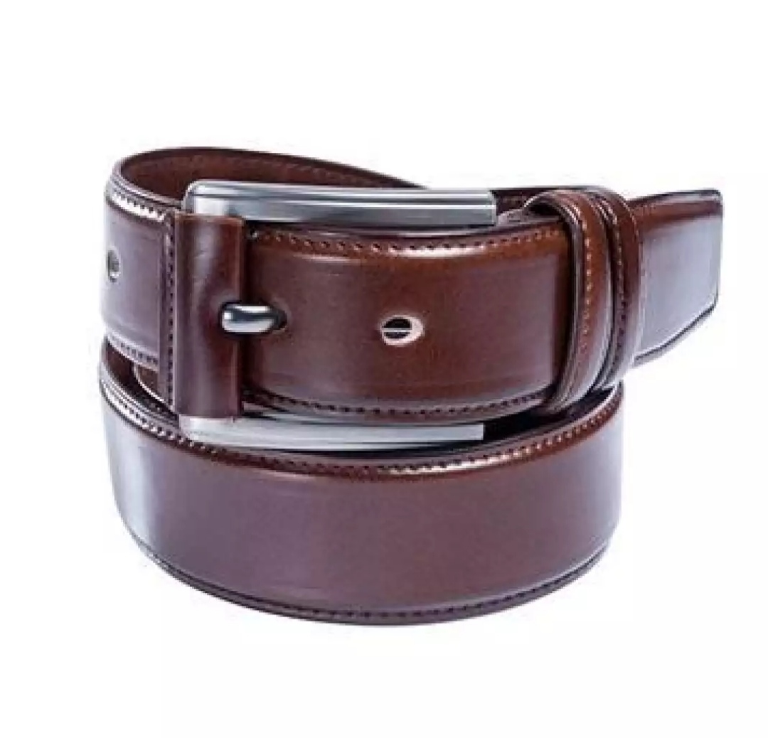 Picture of Brown Leather Formal Belt For Men