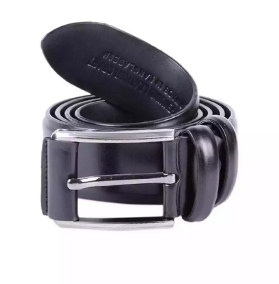 Picture of Black Leather Formal & Casual Belt For Men