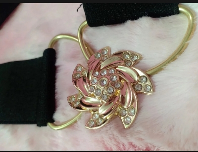 Picture of Double Ring Belt  for Girls Eid Puja Valentine Gift - T-shirt Fashion  for Women