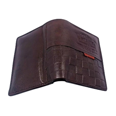 Picture of Brown Cow Leather Wallet Money Purse Card Holder For Men - Wallet