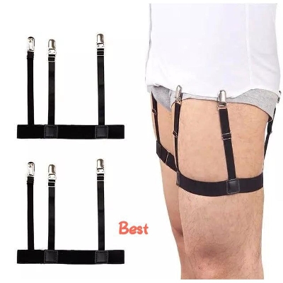 Picture of Wholesale Mens Shirt Stays Garters Holder Adjustable Elastic Mens Shirt Suspender Belt