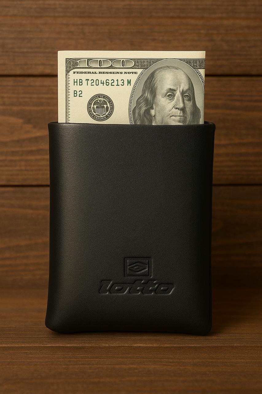 Picture of Black Pu Leather simple Coin Pocket Wallet For Men