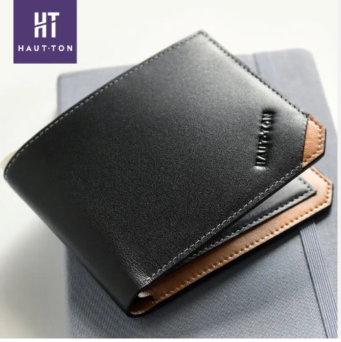 Picture of New Man Wallet Leather with Coin Pocket Mens Money Bag Card Holder Man's Purse Small High Quality PU Leather Wallet for Men - Wallet For Men - Money Bag For Men - মানি ব্যাগ
