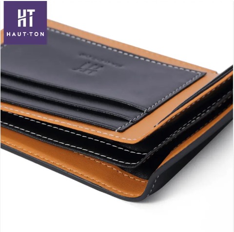 Picture of New Man Wallet Leather with Coin Pocket Mens Money Bag Card Holder Man's Purse Small High Quality PU Leather Wallet for Men - Wallet For Men - Money Bag For Men - মানি ব্যাগ