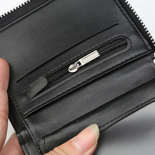 Picture of New Vintage Men Wallets Coin Pocket Multi - function driving license Small Wallet Men Purse Card Holder Money Bag