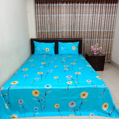 Picture of 30/30 Count Luxury Exclusive Bedsheet – King Size – 3 Pecs Set – Neon Sky