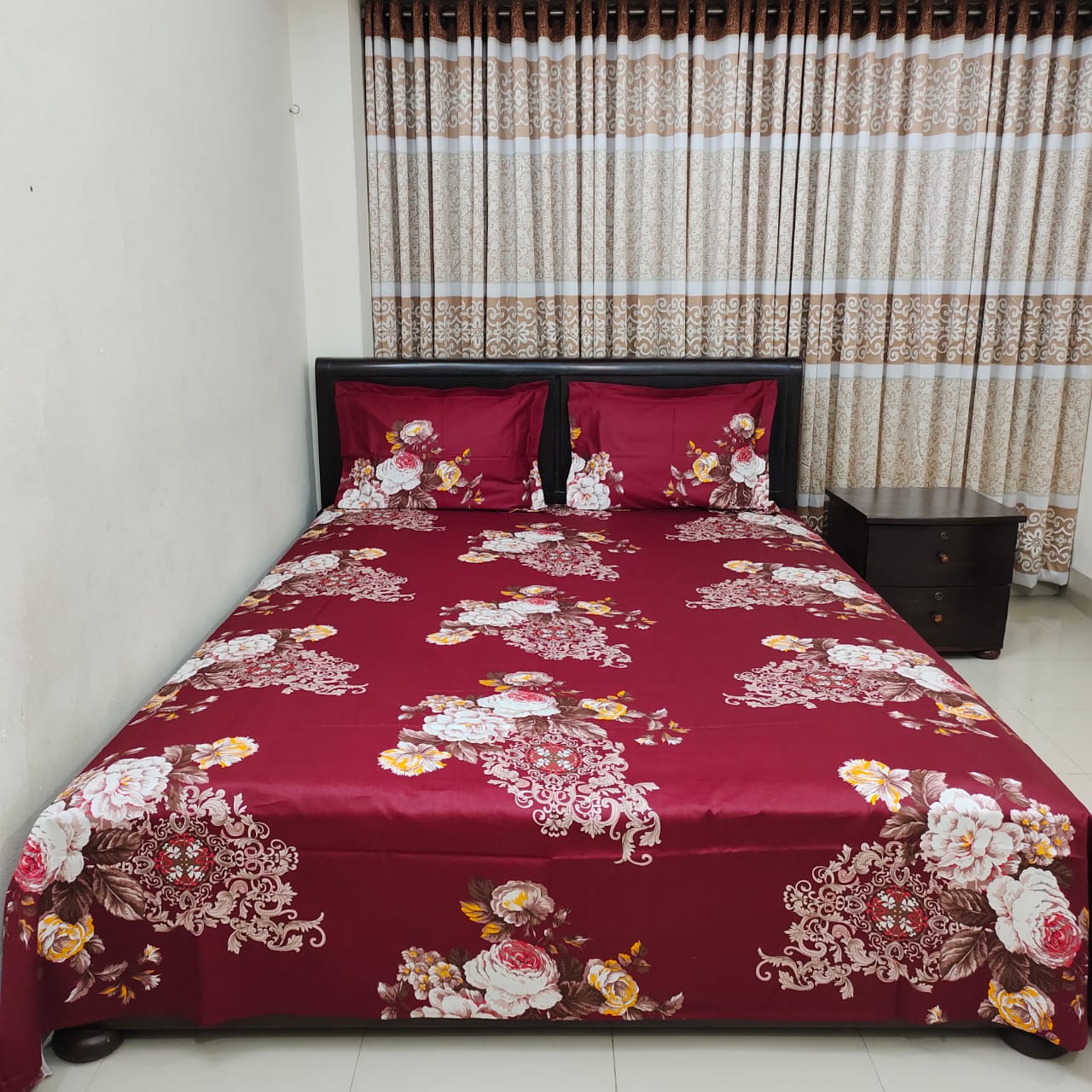 Picture of Luxury Twill Cotton Bedsheet – King Size – Best selling