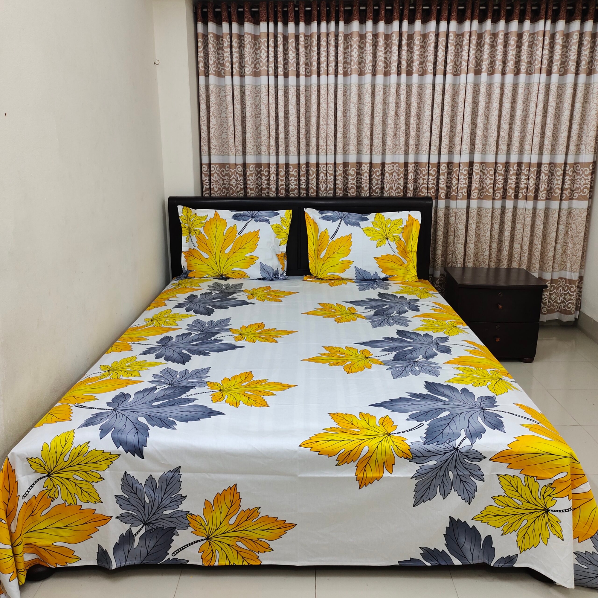 Picture of Luxury Twill Bed Sheet – 3 Pecs – Century White