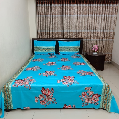 Picture of Luxury Twill Cotton Bedsheet – King Size – 3Pecs Set
