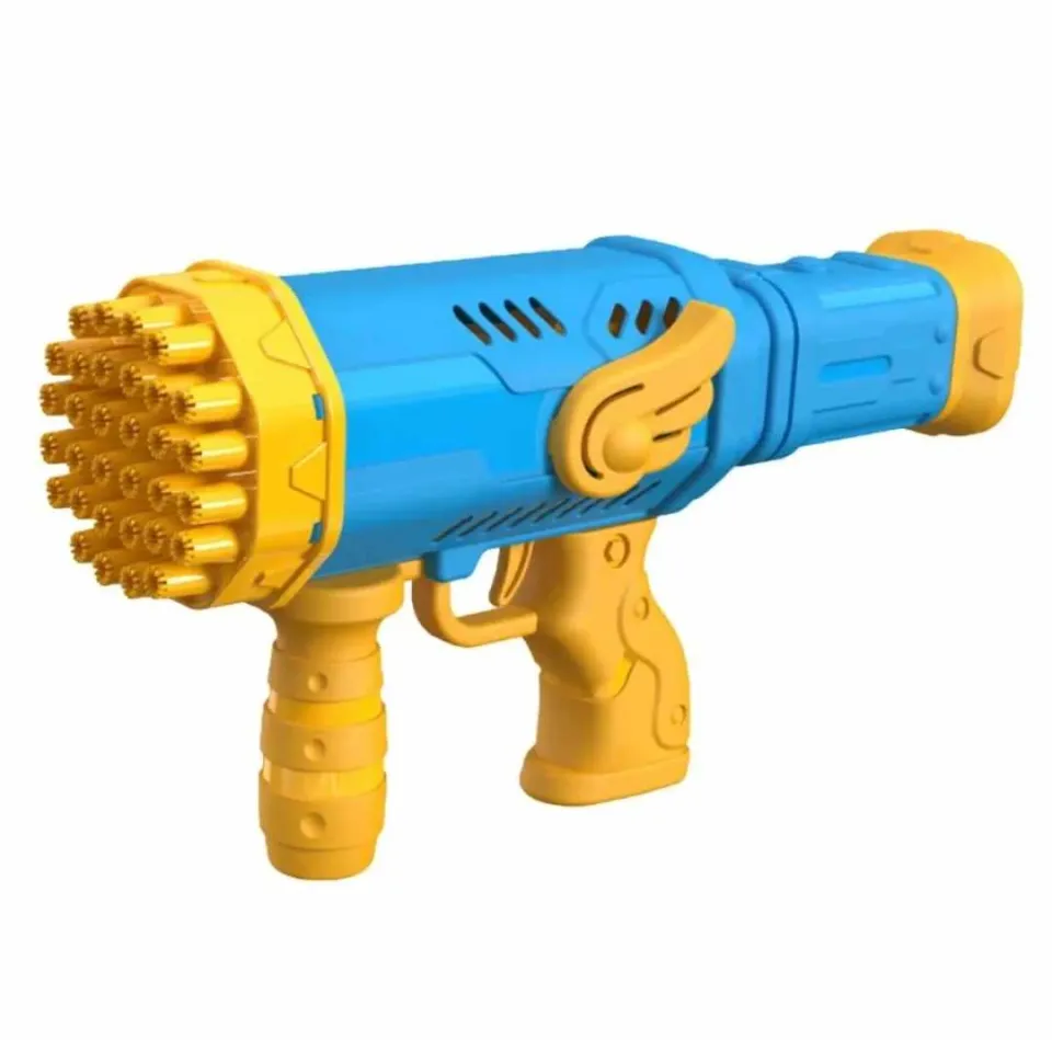 Picture of 32 Holes Bubble Machine Toys for Kids Rocket Soap Bubble Machine Automatic Toys Children Gift