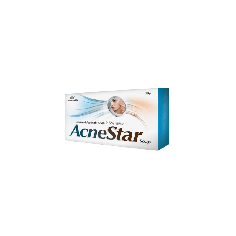 Picture of Original Mankind Benzoyl Peroxide Soap Acne Star Soap -75g