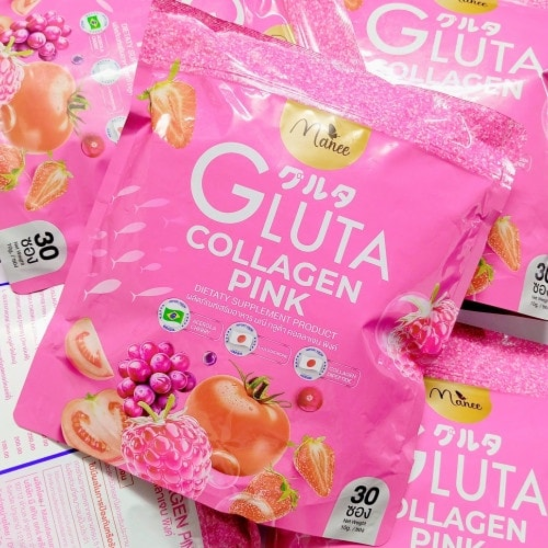 Picture of Manee Gluta Collagen Pink Juice – 1 Pack (30 Sachets)