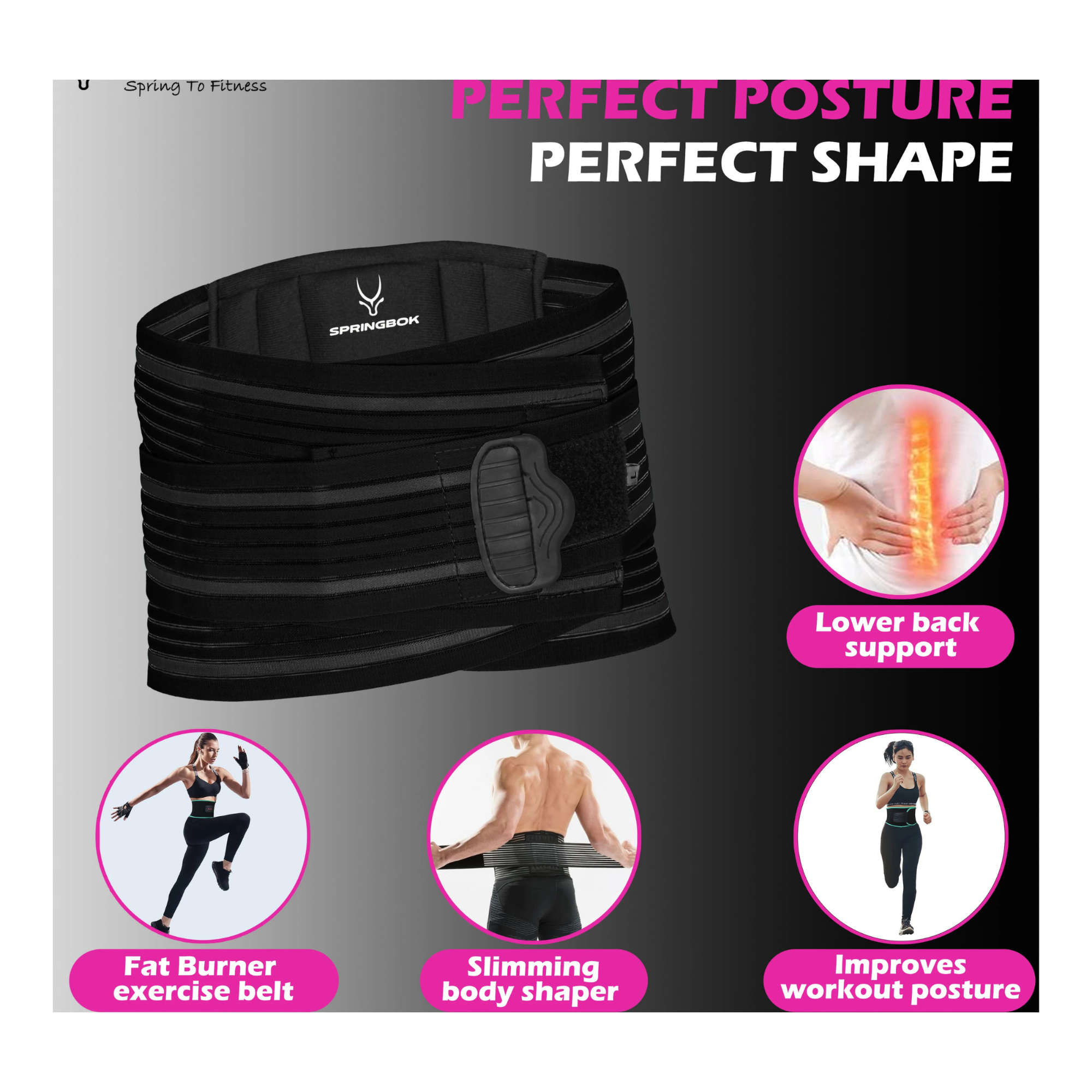 Picture of TRS Compfort Abdominal Wrap Support Belt | Postpartum Belly Band for Tummy Reduction| Abdominal Binder | Waist Shaping Support Belt for Women