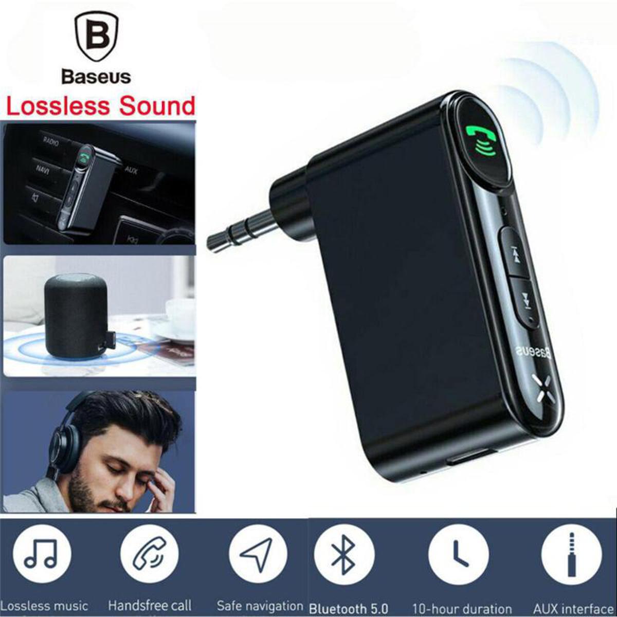 Picture of Baseus Bluetooth 5 .0 Audio Music Receiver Wireless 3 .5mm Aux Home Car Adapter