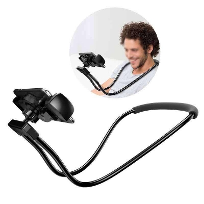 Picture of Baseus Flexible Lazy Neck Phone Holder Stand For iPhone Universal Mobile Phone Mount Bracket For Samsung Tablet Cellphone Holder