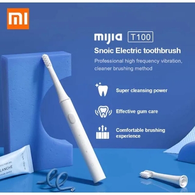 Picture of Xiaomi Mijia T100 Sonic Electric Toothbrush Smart Electric Toothbrush USB Charging IPX7 Waterproof Multiple Colors Available Picture of Xiaomi Mijia T100 Sonic Electric Toothbrush Smart Electric Toothbrush USB Charging IPX7 Waterproof Multiple Colors Available
