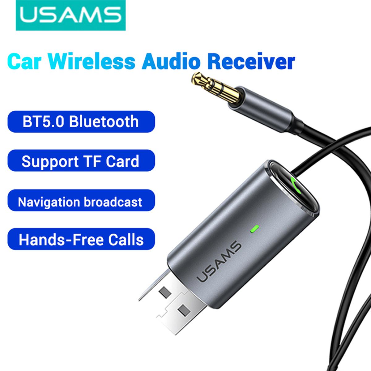 Picture of Usams US-SJ504 Aluminum Alloy Car Wireless Audio Receiver