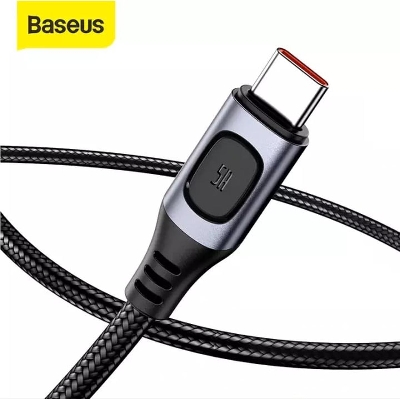 Picture of BASEUS Type-C Charging Cable 5A 1m Single Head Nylon And Zinc Alloy For Android For Huawei