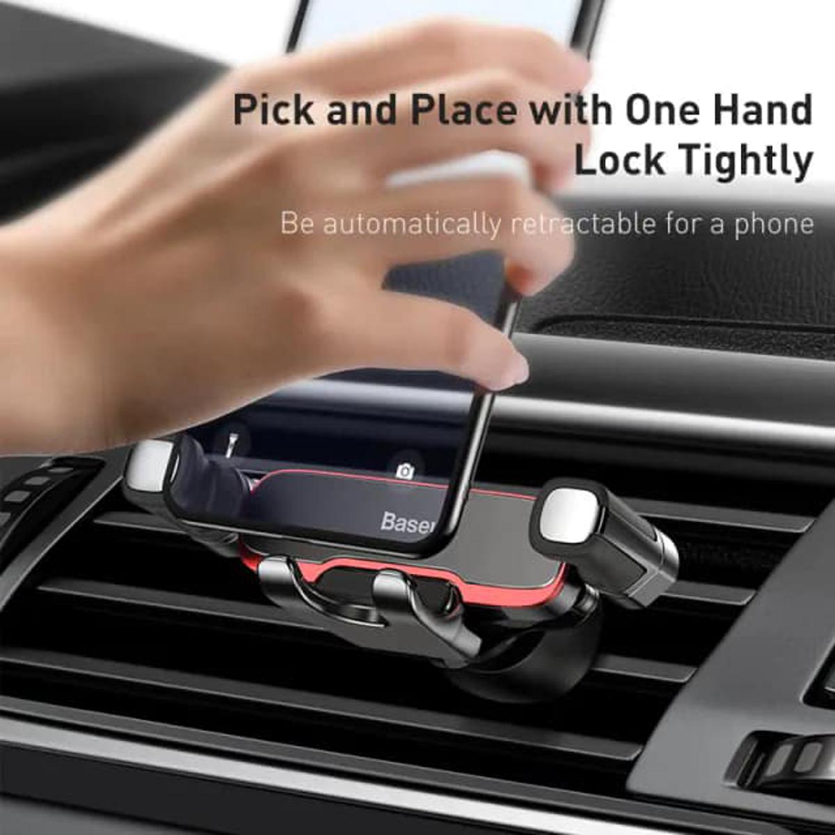 Picture of Baseus Car Phone Holder for Car Air Vent Mount Cell Phone Support