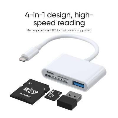 Picture of JOYROOM S-H142 Lightning to USB OTG Card Reader