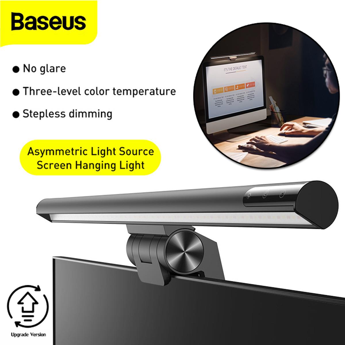 Picture of Baseus I-wok Series USB Asymmetric Light Source Screen Hanging Light Youth Version- black
