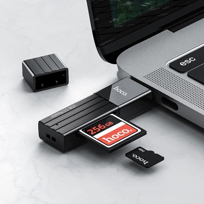 Picture of HOCO HB20 Mindful 2-in-1 SD Card Reader USB3.0 OTG Memory Card Adapter