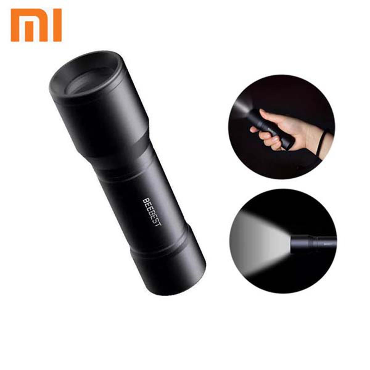 Picture of Xiaomi BEEBEST Portable Flashlight LED Tactical Mini Pocket Flashlights  - Black