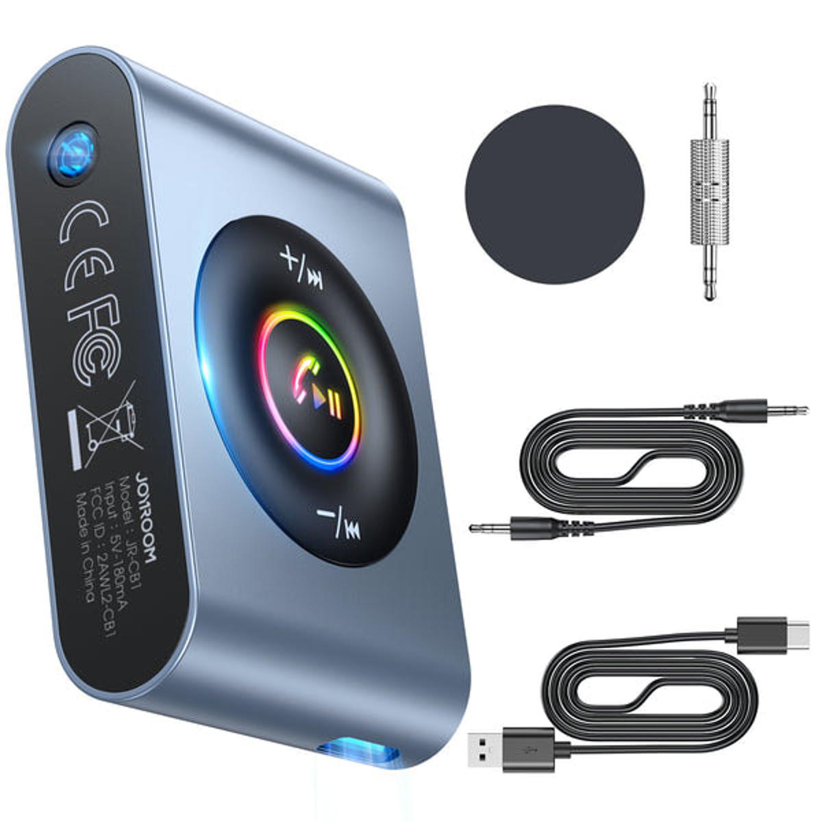 Picture of JOYROOM JR-CB1 Car Bluetooth Wireless Receiver (Dark Gray)