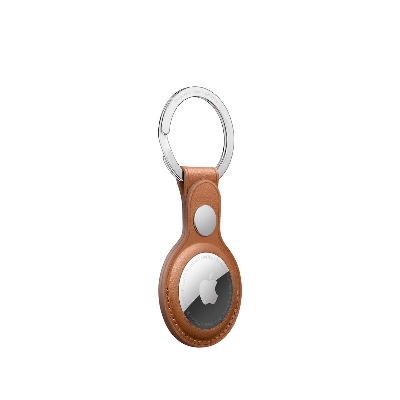 Picture of COTEetCI Anti-theft Leather Case for Apple AirTag  - BrowN