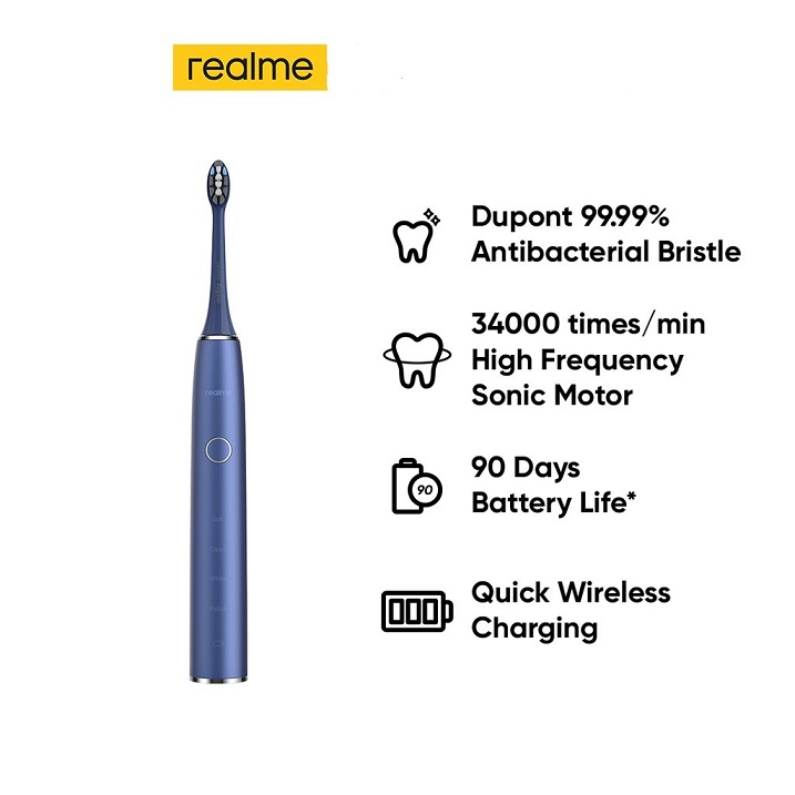 Picture of Realme M2 Sonic Electric Toothbrush- Blue