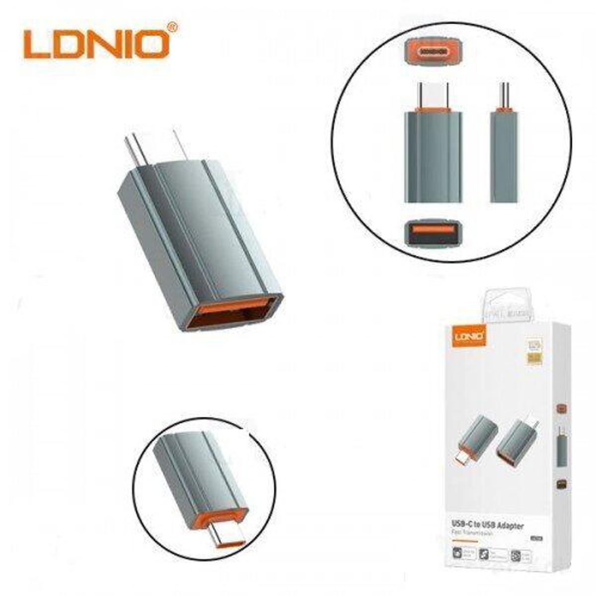Picture of LDNIO LC140 USB Convertor Type-C to USB A Adapter OTG - Grey