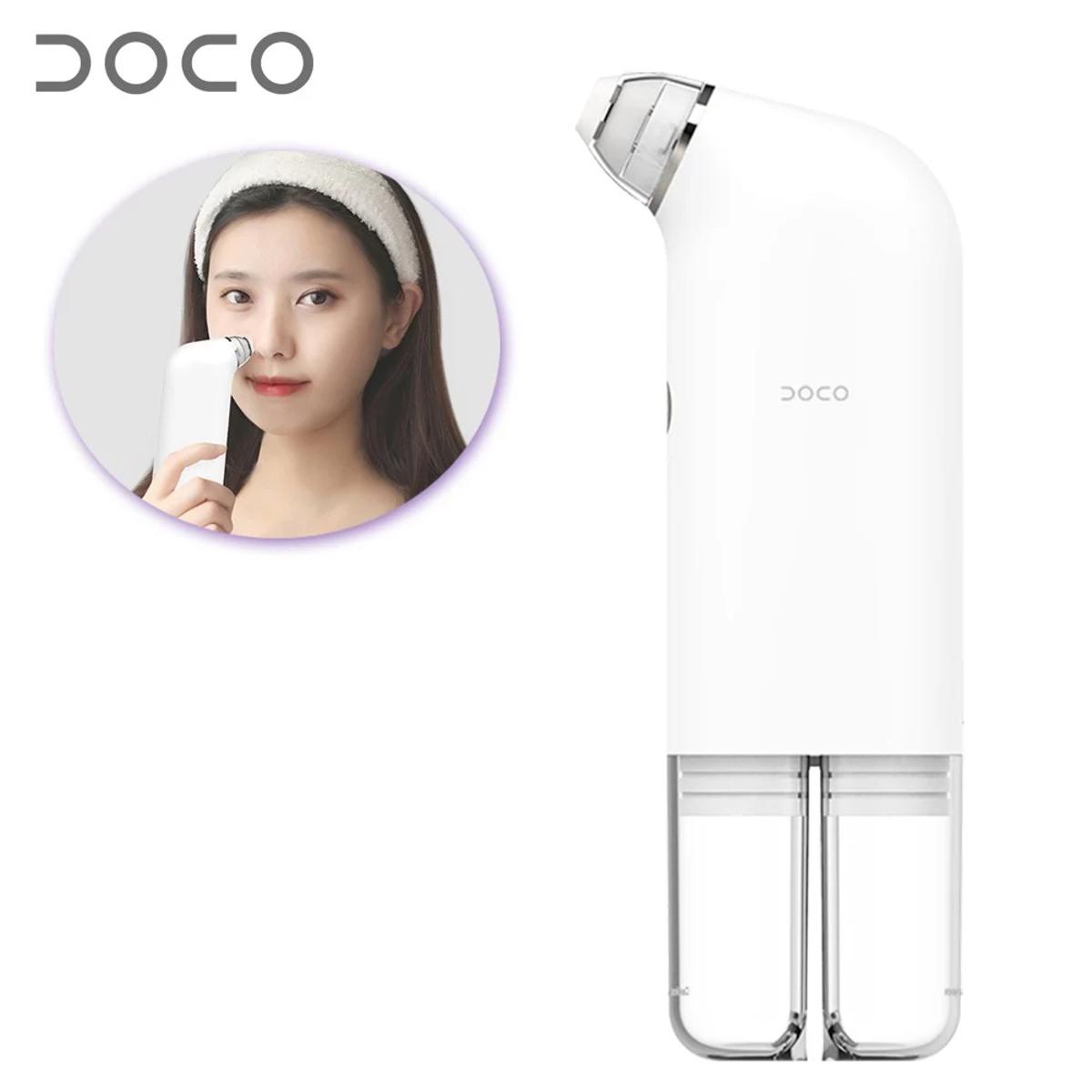 Picture of Xiaomi DOCO Blackhead Remover Micro Bubble Pore Vacuum Cleaner Electric Acne Comedone Whitehead Extractor Tool with 3 Suction