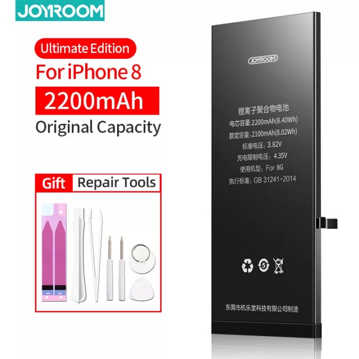 Picture of Joyroom Battery For IPhone 8 2200mah  High Capacity Battery Replacement Battery  with DIY Tool Kit