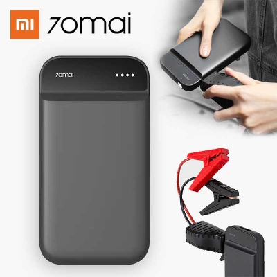 Picture of XIIAOMI 70mai Jump Starter 11100mAh Portable Car Jump Starter Emergency Battery Boosterr Waterproof Battery Charger Power Bank Kit - Black