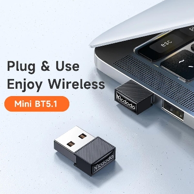 Picture of Mcdodo Bluetooth V5.1 Wireless USB Adapter - Black
