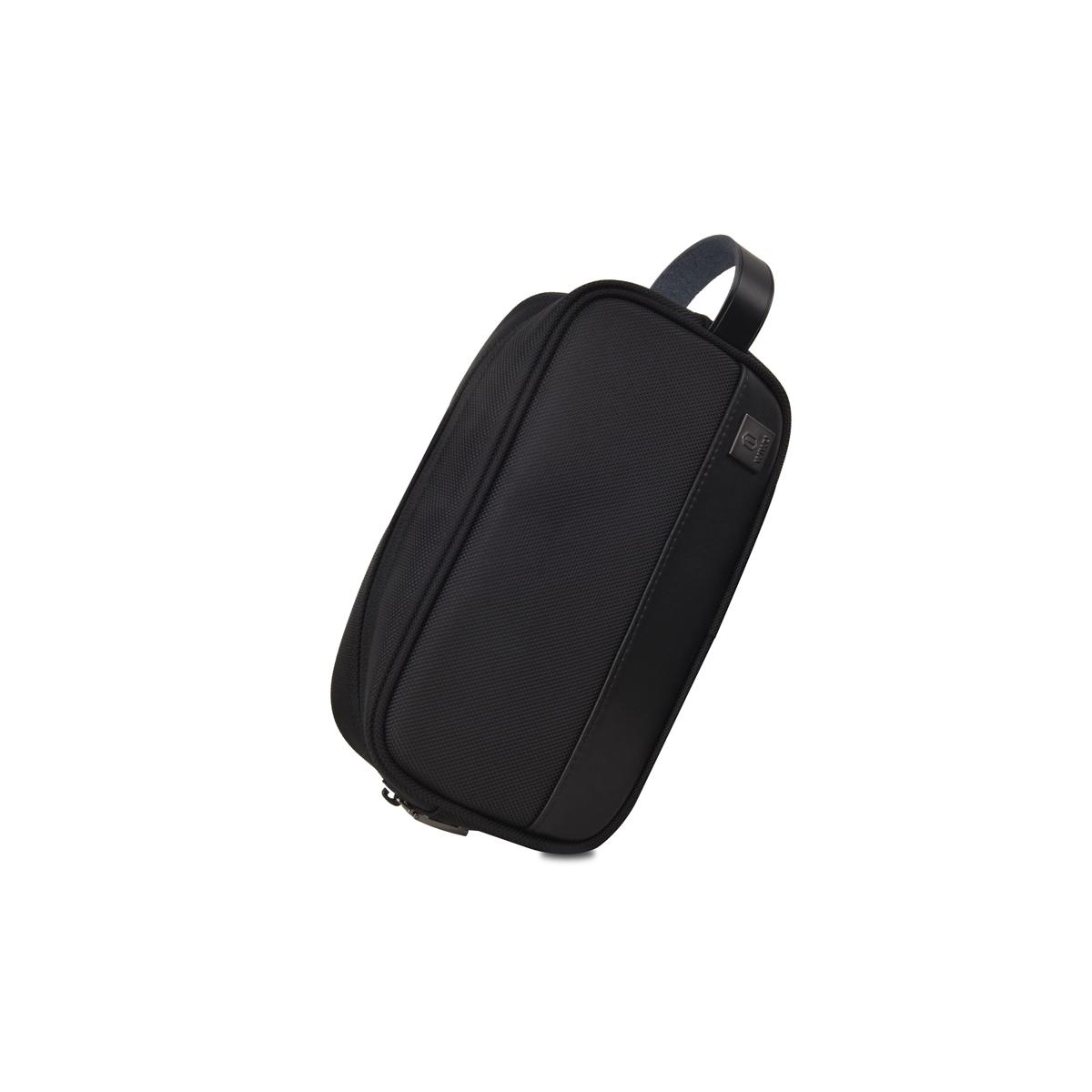 Picture of Indispensable -Quality And Durablity -WiWU Hali Travel Pouch H1 for Tech Electronic Accessories Or-ganizer Bag - Black- Innovative