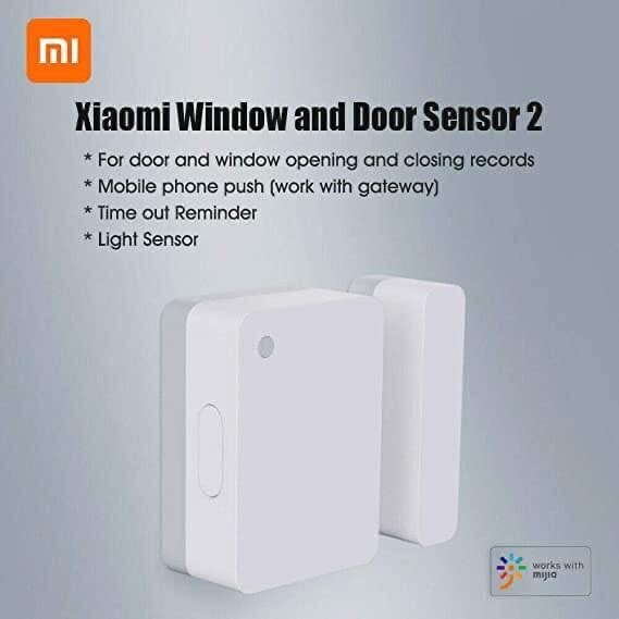 Picture of Xiaomi Mijia Door Window Sensor 2 Bluetooth 5.1 Wireless Connection Open Close Alarm Light Detect Home Safety Work With Mi Home