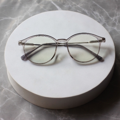 Picture of Classic Metal/PC Round Frame Myopia Glasses Fashion Retro Optica/ Glasses Ultralight Vision Care Short Sighted Eyewear
