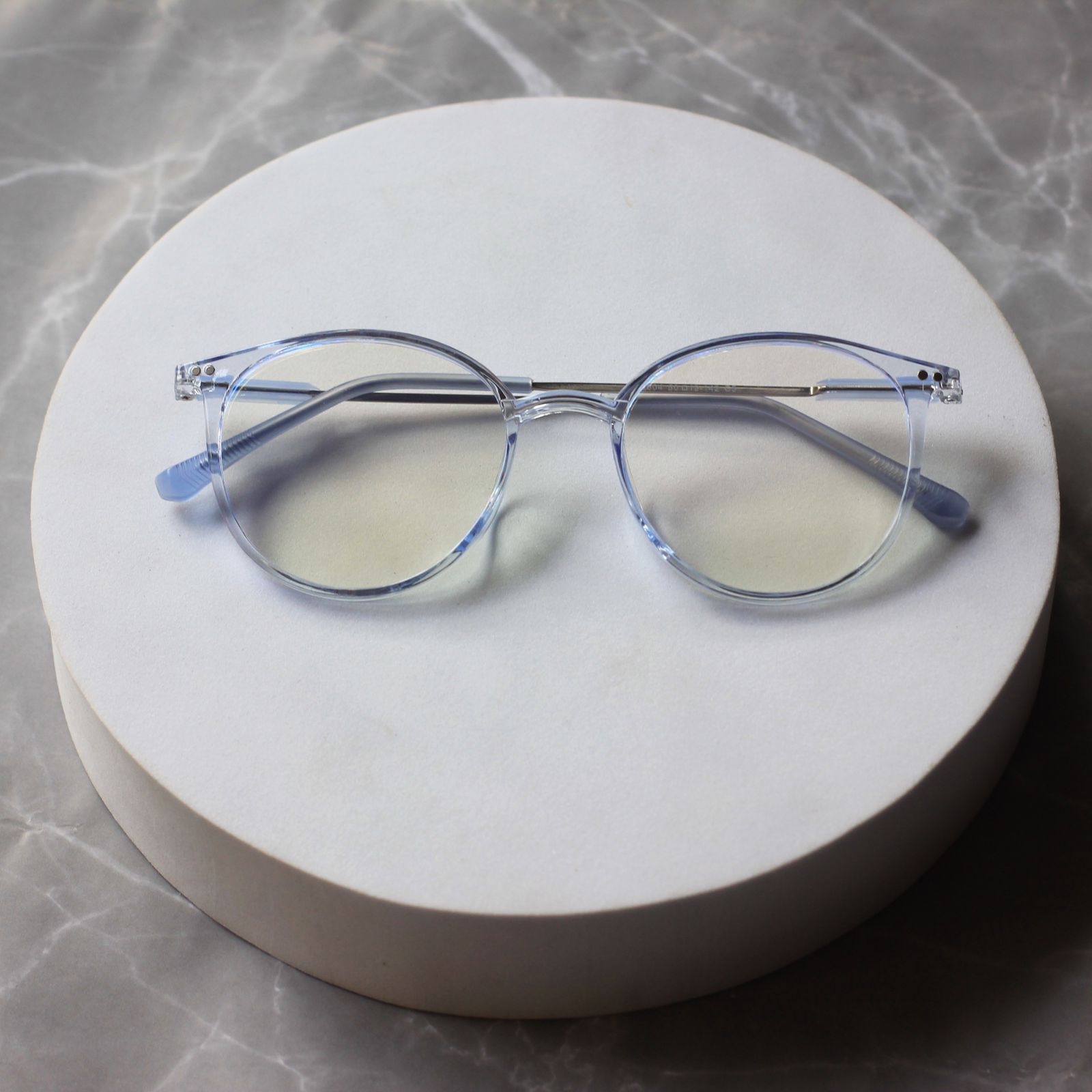 Picture of Classic Metal/PC Round Frame Myopia Glasses Fashion Retro Optica/ Glasses Ultralight Vision Care Short Sighted Eyewear